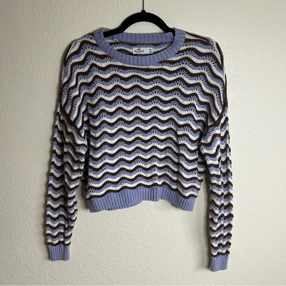Hollister Striped Knit Sweater M